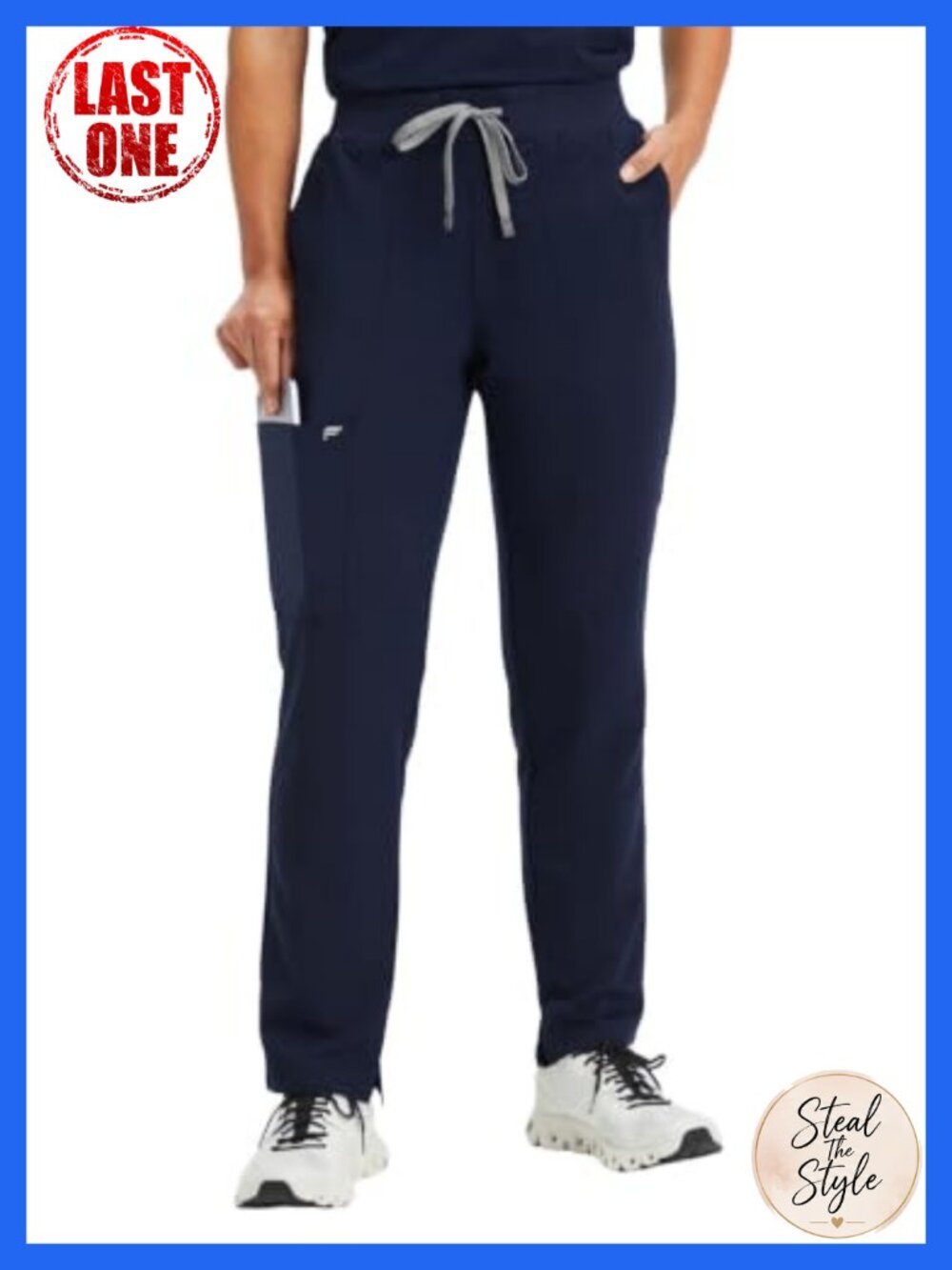 Fabletics Scrub Pant Women's Performance Medical Workwear MotionTech 4-Way